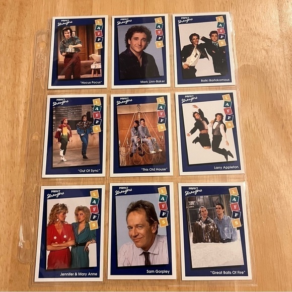 Vintage 1991 PERFECT STRANGERS Collectible Trading Cards. - Picture 1 of 3